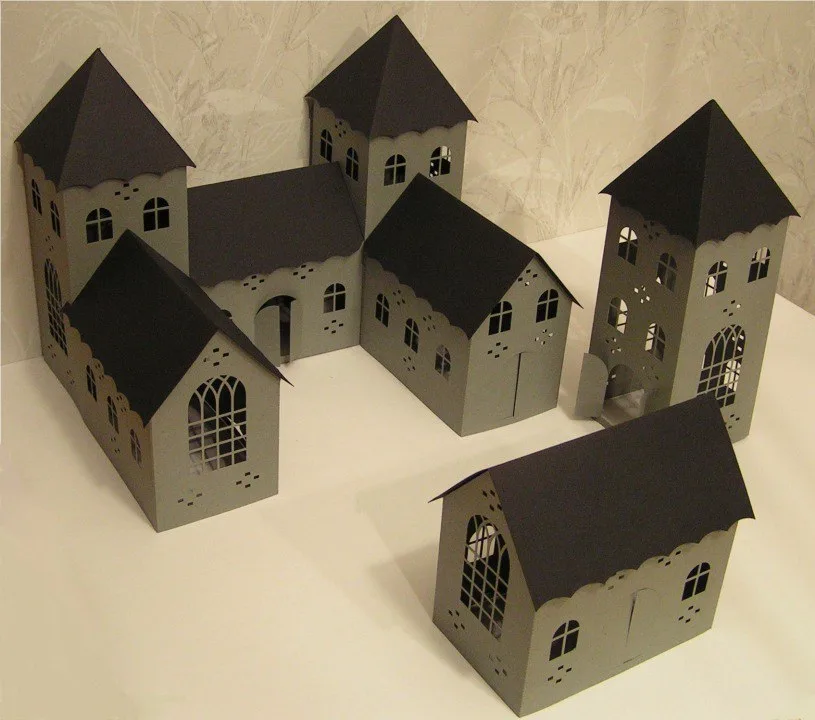 3D Kağıt Kale El Sanatları Kale Kağıt Modeli