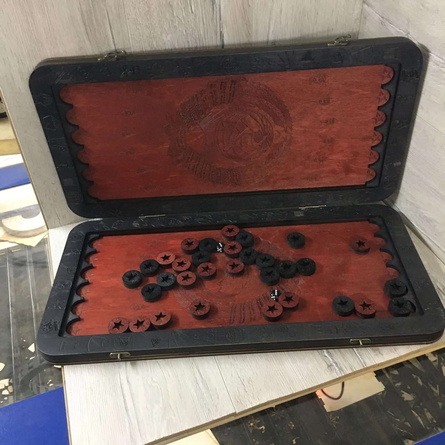 Ahşap Tavla Takımı
