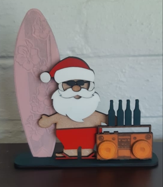 Yaz Santa Yılbaşı Dekoru