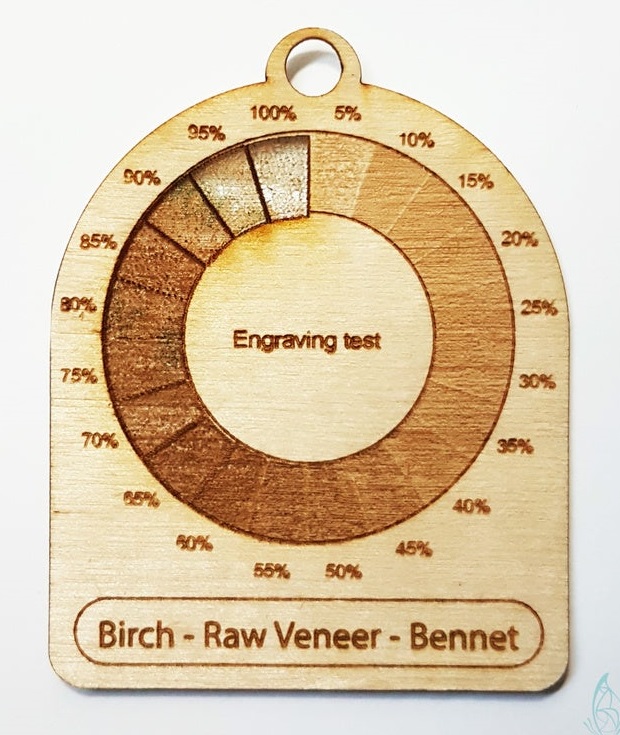 Lazer Gravür Malzemesi Test Şablonu