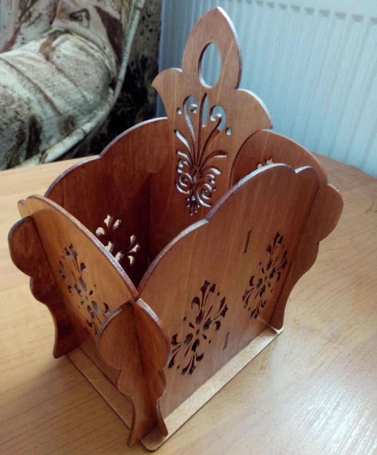 Ahşap Çatal Kaşık Standı