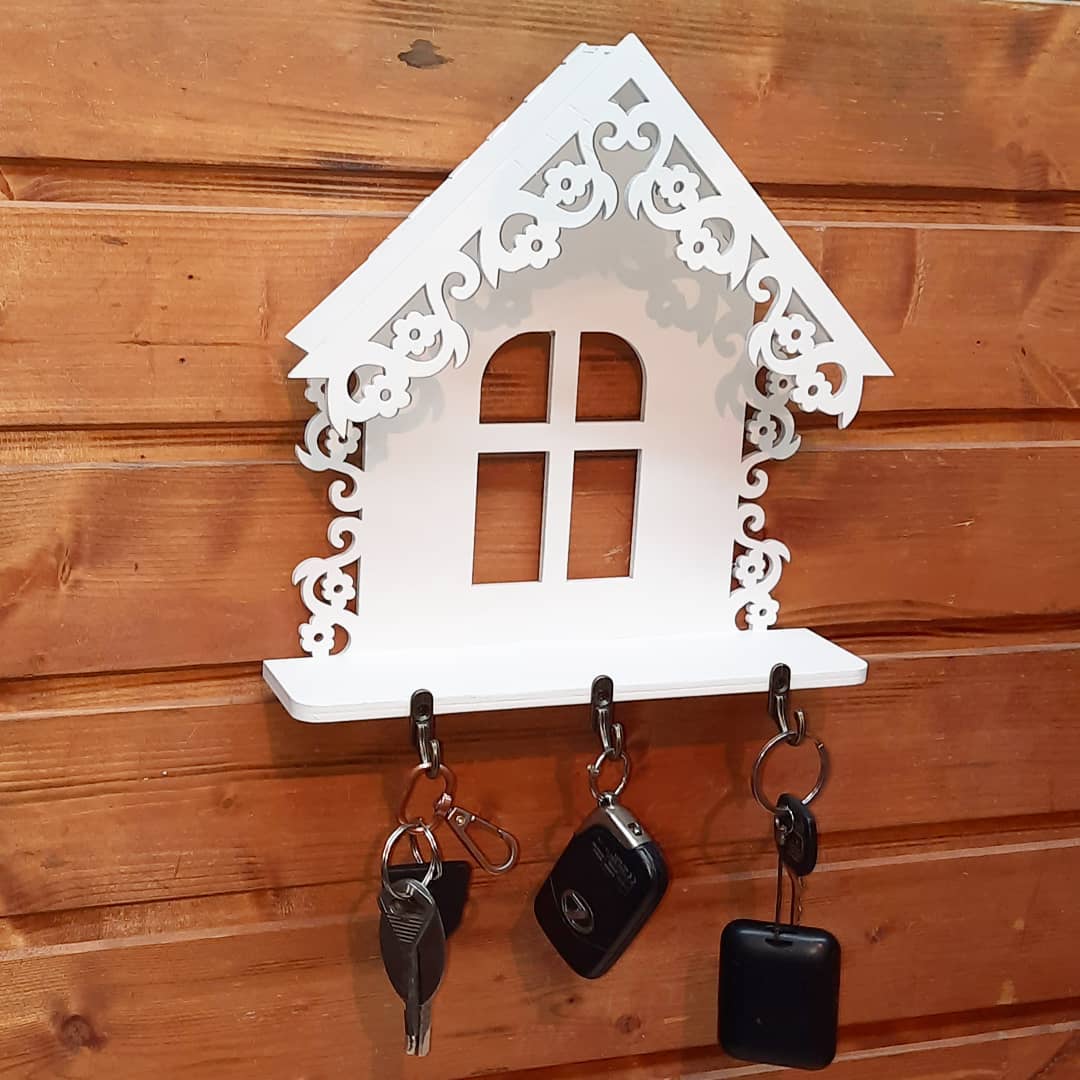 Raflı Dekoratif Anahtarlık