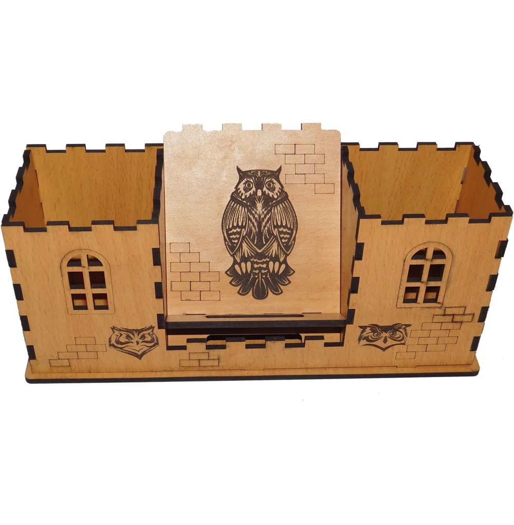 Telefon Standlı Kale Masa Kalemlik