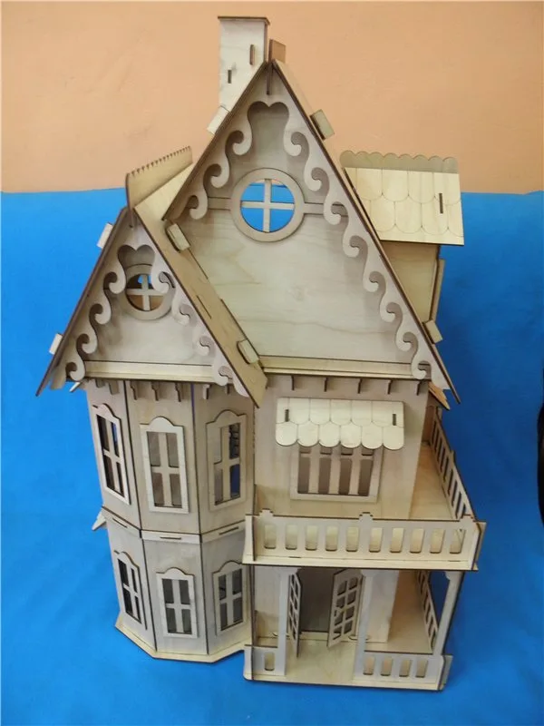 İki Katlı Maket Ev