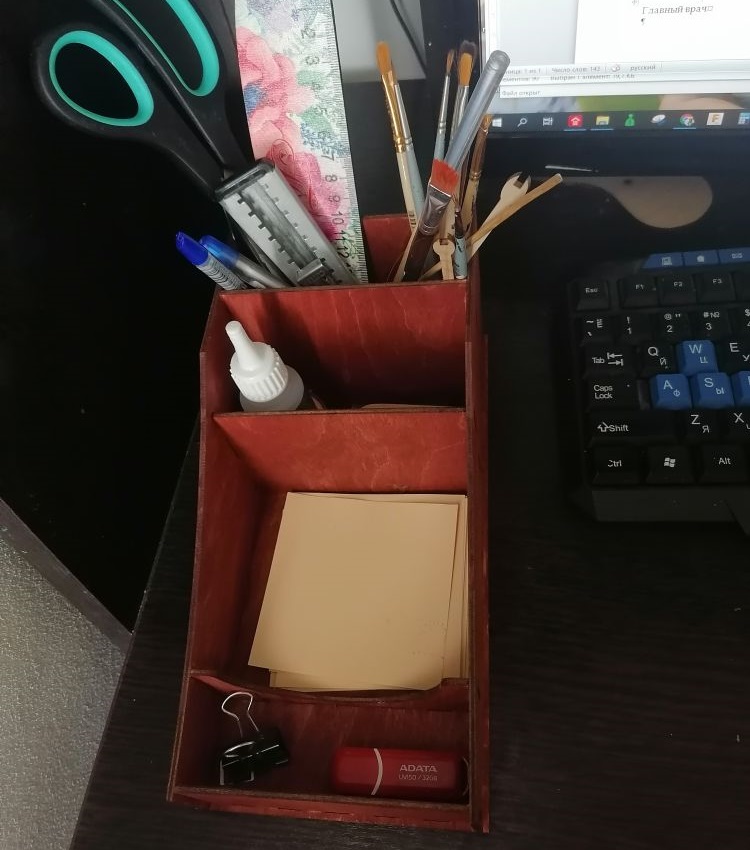 Ev Ofis Masaüstü Depolama Rafı