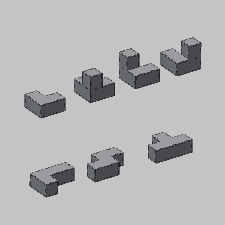 Tetris Blokları 3D