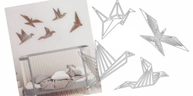 Geometrik Kuşlar Dekor