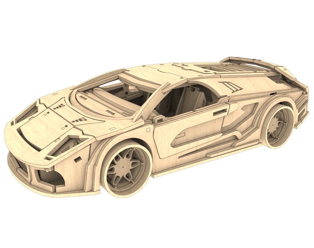 Lamborghini 3D Puzzle