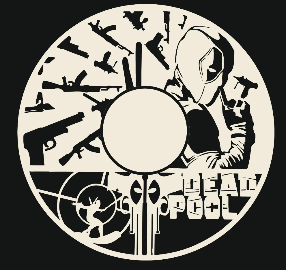 Deadpool Duvar Saati