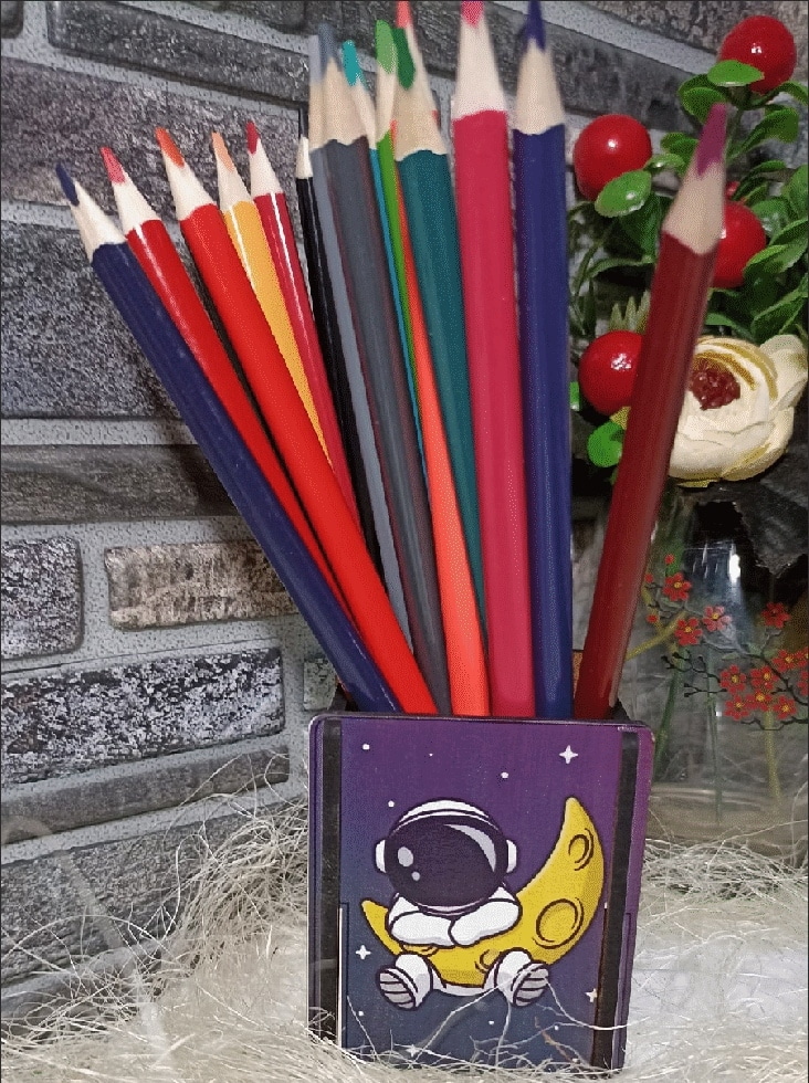 Astronot Kalemlik Uzay Kalemlik 3mm