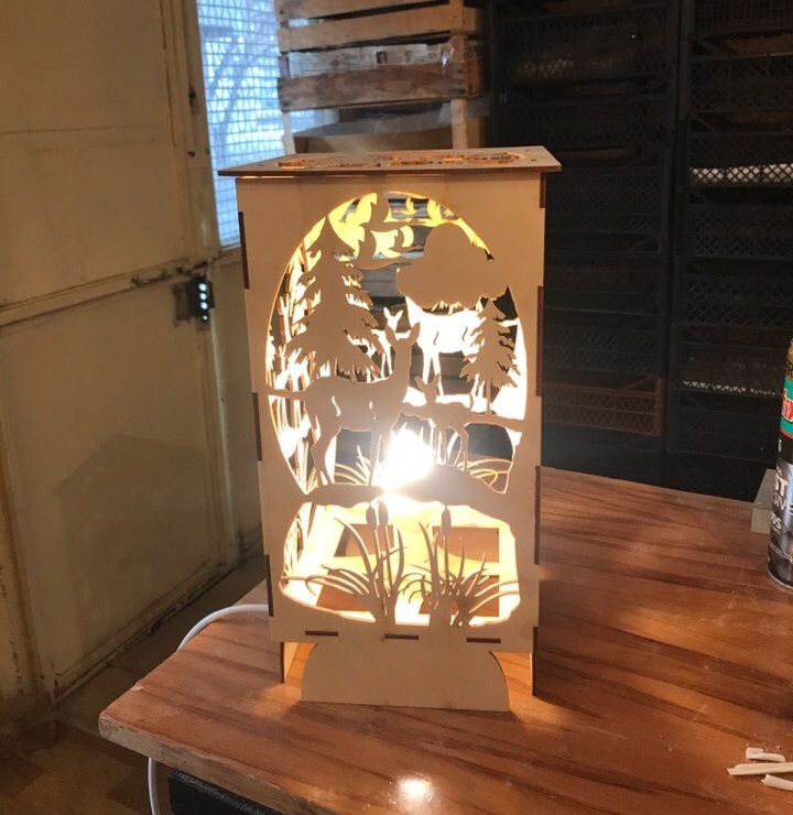 Bambi Orman Gece Lambası