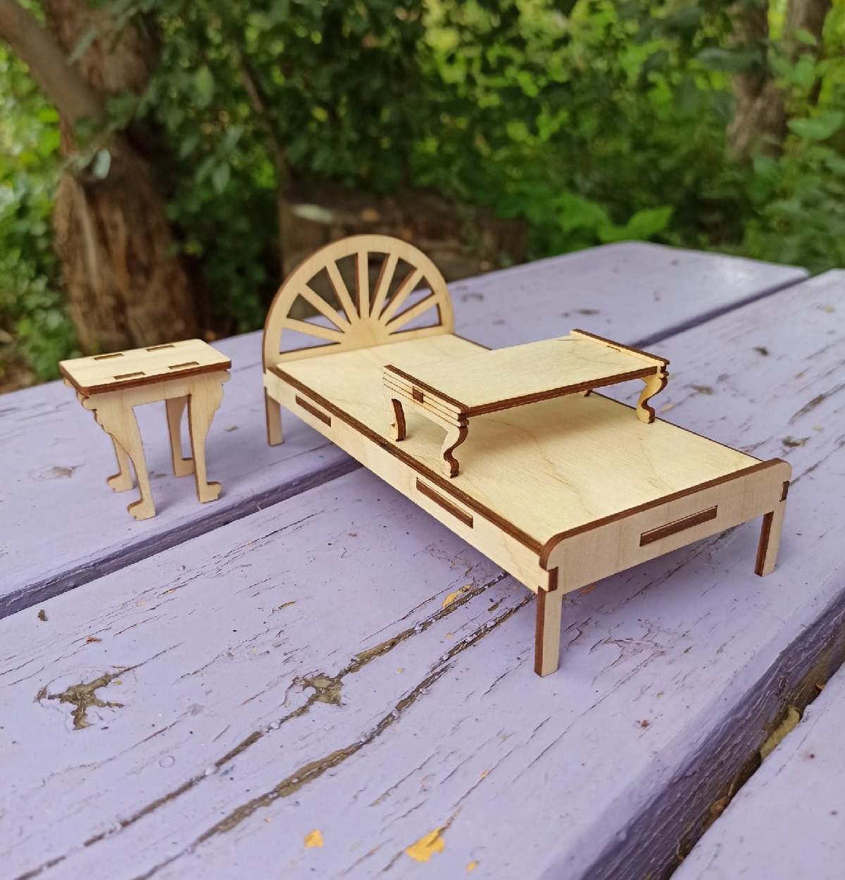 Ahşap Bebek Evi Mobilyaları