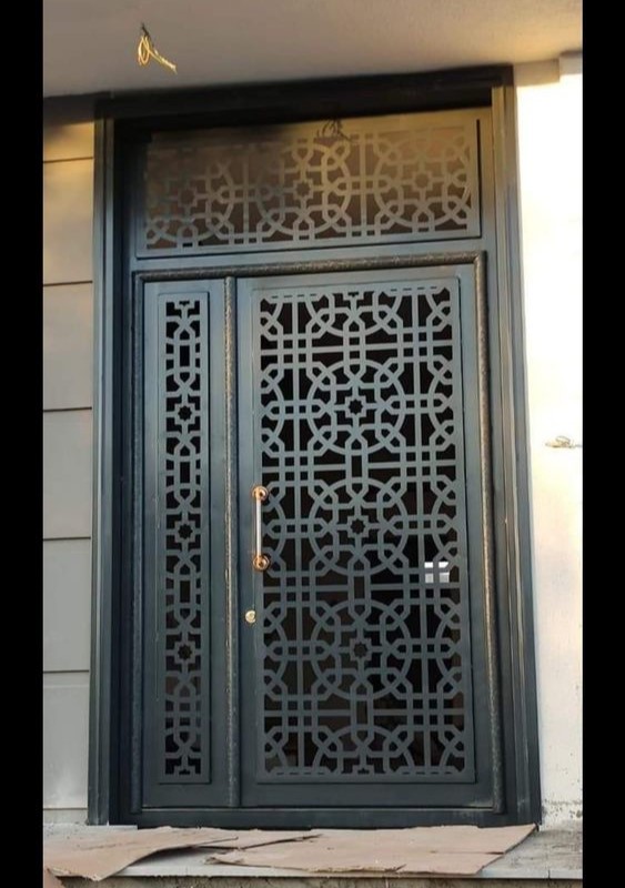 Lazer Kesimli Modern Ana Kapı Tasarımı