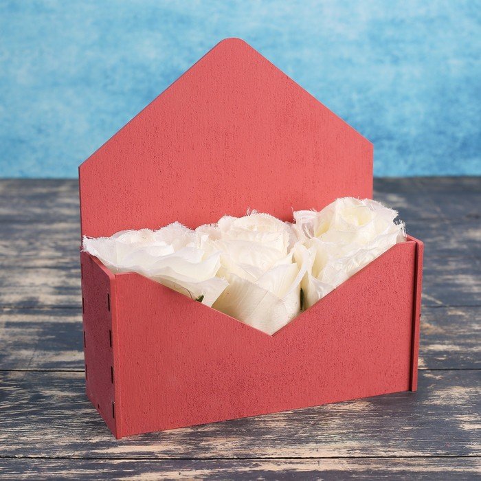 Zarf Çiçek Kutusu Şablonu