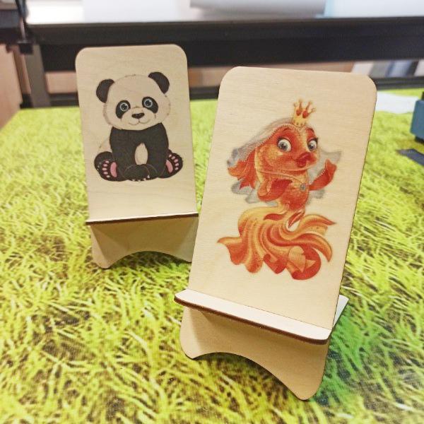 Ahşap Telefon Standı