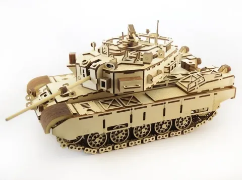 Ahşap Tank 3D Puzzle