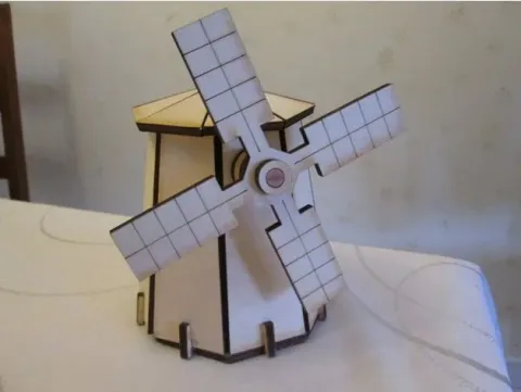 3D Rüzgar Gülü Puzzle-2