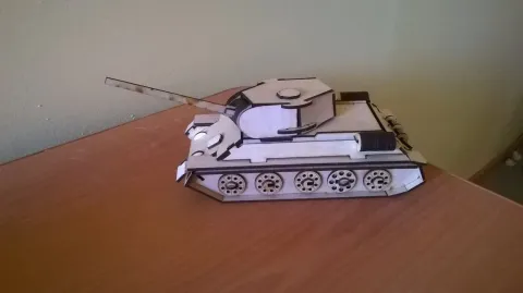 3D Tank Puzzle-4 3MM