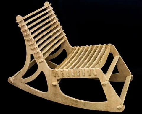 3D Sallanan Sandalye Puzzle-2