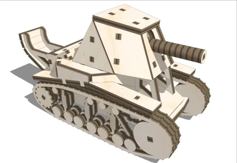 3D Tank Puzzle-7