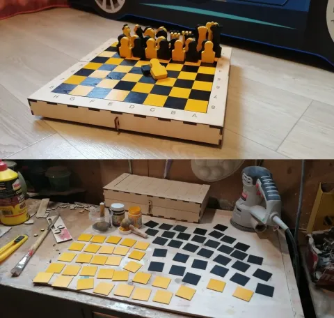 3D Satranç Puzzle-2