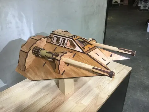 3D Savaş Uçağı Puzzle 