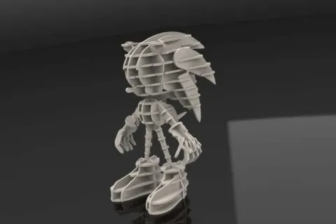 3D Sonic Puzzle 3MM