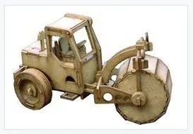 3D Silindir İş Makinesi Puzzle 