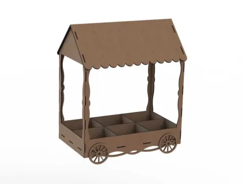 3D Şeker Arabası-2