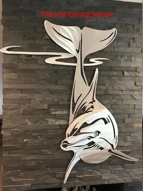Yunus Balığı Duvar Dekoru