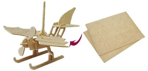 3D Uçak Puzzle-2
