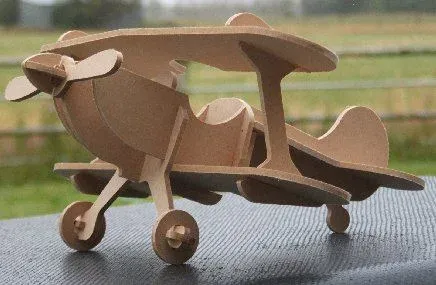3D Uçak Puzzle-3
