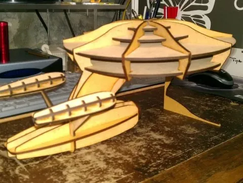 3D Uzay Gemisi Puzzle