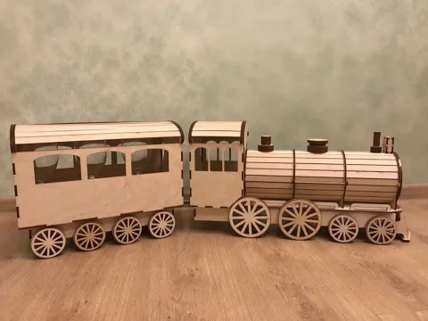 3D Vagon Tren Puzzle