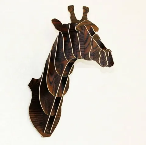 3D Zürafa Başı Puzzle 
