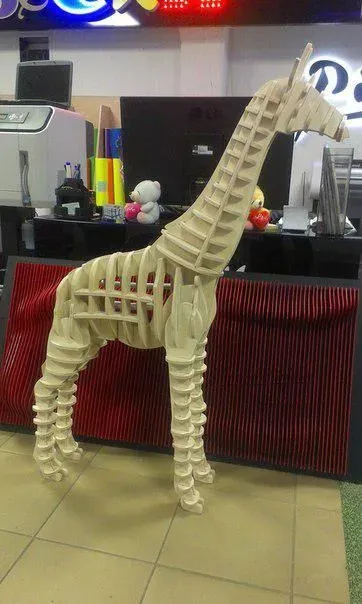 3D Zürafa Puzzle