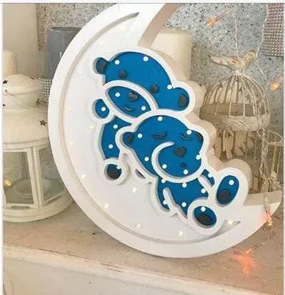 Ay Tasarımlı Gece Lambası