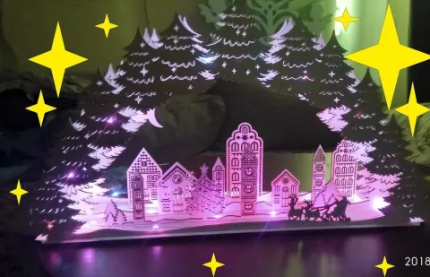 Noel Gece Lambası 