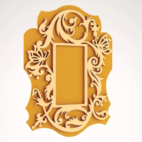 Desenli Ayna Çerçevesi-2