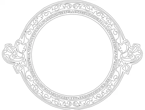 Desenli Ayna Çerçevesi-40