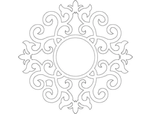 Desenli Ayna Çerçevesi-57