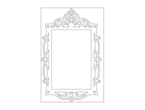 Desenli Ayna Çerçevesi-58