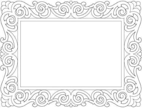 Desenli Ayna Çerçevesi-62