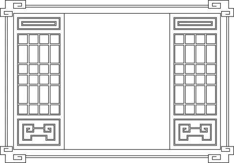 Desenli Ayna Çerçevesi-93