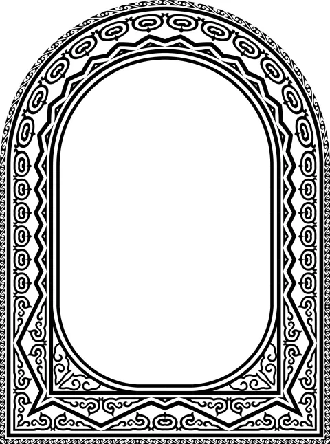 Desenli Ayna Çerçevesi-98