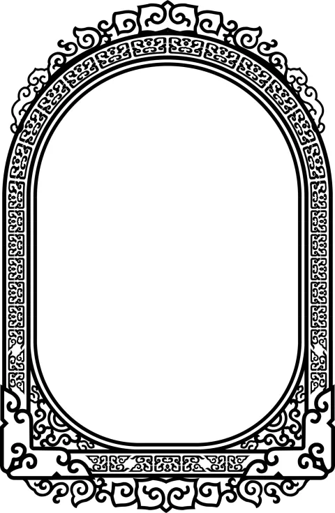 Desenli Ayna Çerçevesi-105