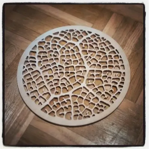 Desenli Bardak Altlığı