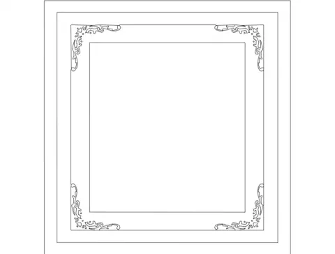 Desenli Fotoğraf Çerçevisi-5