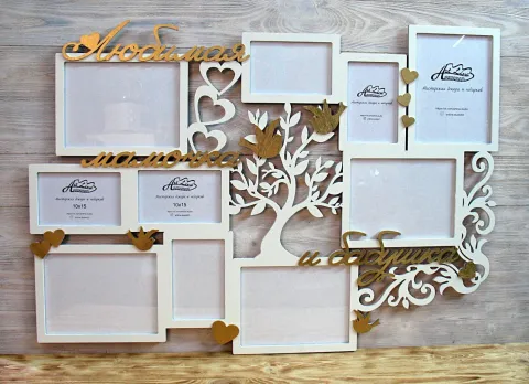 Desenli Fotoğraf Çerçevisi-37
