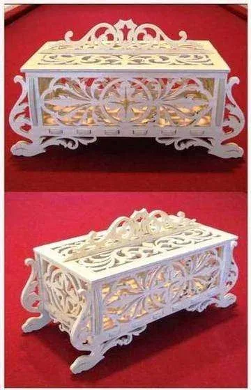 Desenli Kapaklı Kutu-4